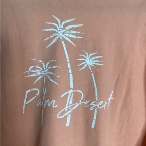 NWOT Spirt Jersey Palm Desert Graphic Tee Long Sleeve 100% Cotton  XXL